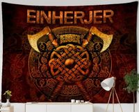 Wandteppich / Wandtuch "Einherjer Viking", Größe: 150x130cm Bayern - Straubing Vorschau