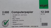 Computer-Endlospapier Sigel Art. 12 249 für Matrix-/Nadel-Drucker Lüneburger Heide - Neuenkirchen Vorschau