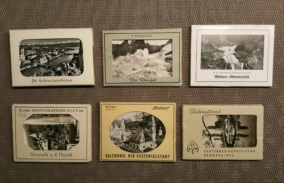 50er Alte Postkarten Ansichtskarten Fotos Monaco Salzburg Hamburg in Wickede (Ruhr)