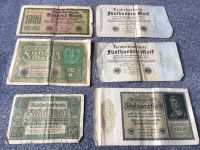 6 St Geldscheine Banknoten Reichsbank 1919-22 Notgeld Inflation Niedersachsen - Osloß Vorschau