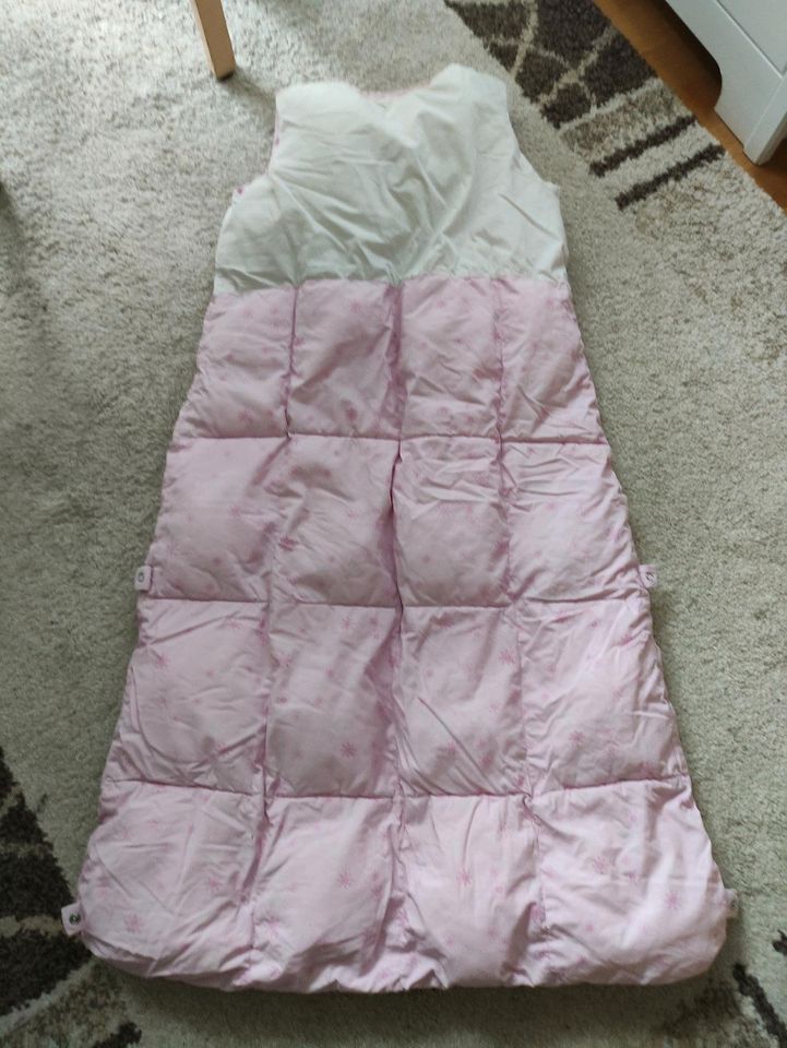 Schlafsack Baby Kleinkind gesteppt Winter dick warm rosa 96 cm in Gröbenzell