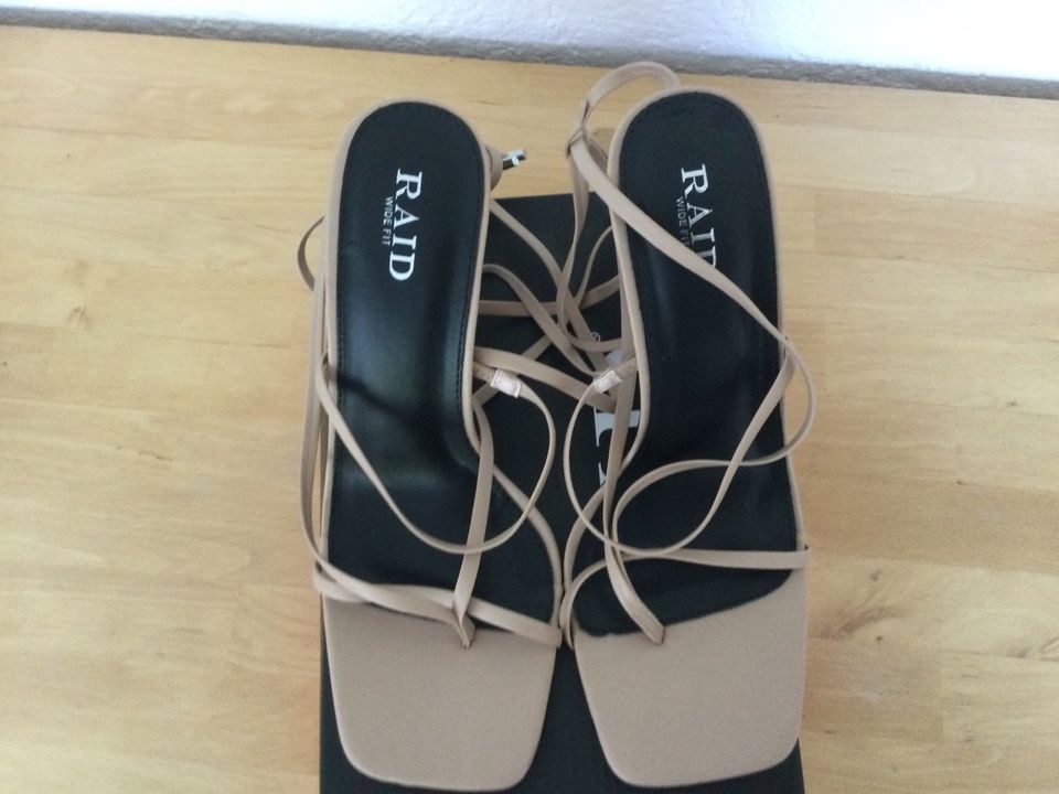 Raid Riemchensandalen Wide fit camel Gr. 40 in Lage