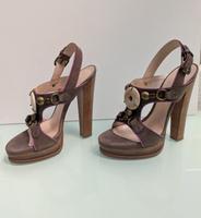 Casadei Designer-High Heels – Gr. 37 – Samtleder mit Schmuckdetai Baden-Württemberg - Karlsruhe Vorschau