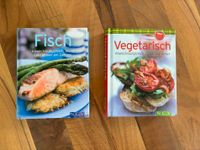 2x Kochbuch Fisch und Vegetarisch Gebunden je 240 Seiten JE 2€ Brandenburg - Hennigsdorf Vorschau