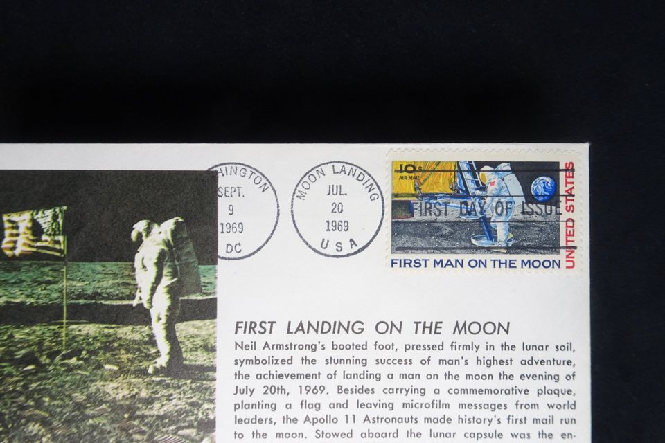 Ersttagsbrief Mondlandung 20.Juli 1969 First Landing on the Moon in Krumbach Schwaben