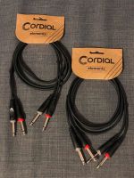 2x Cordial EU 1,5 PP Audio Klinke Kabel Patch male NEU 6,3 Mono Saarland - Nonnweiler Vorschau