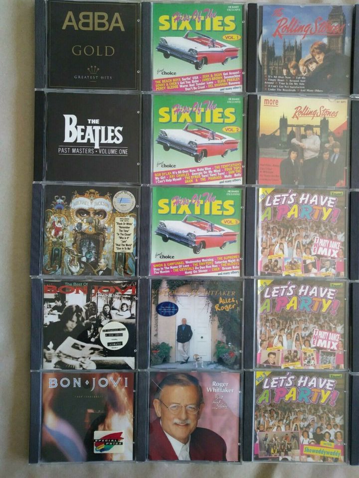 Musik auf CDs der 70er / 80er / 90er Jahre bis heute in Halle