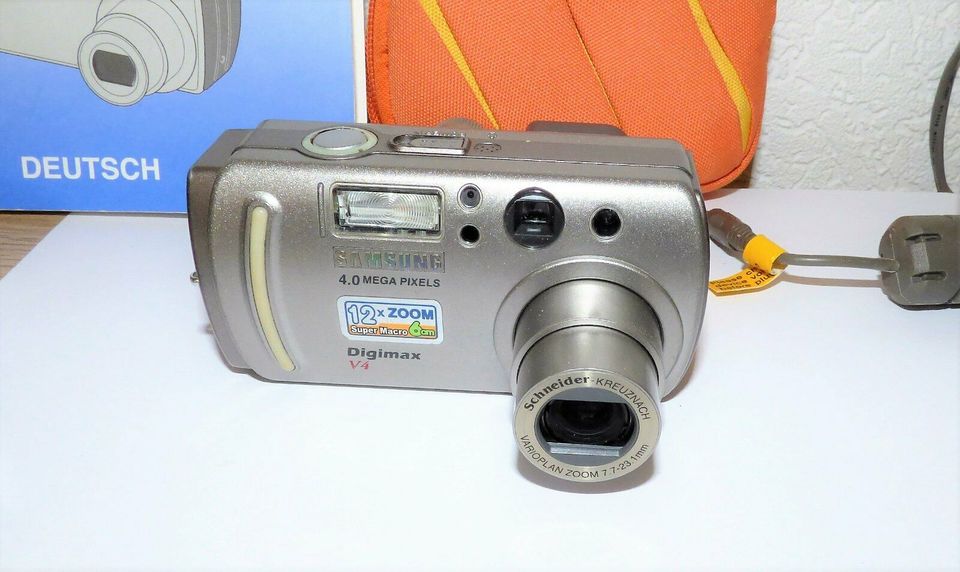 Samsung Digimax V4 Digital Camera Bastler Ladegerät Handbuch in Schwerte