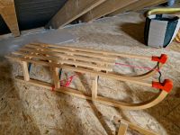 Holzschlitten mit Rückenlehne 110cm/1,10m DAVOS Colint Hessen - Hauneck Vorschau