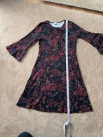 Kleid schwarz rot, Stretch Boyens Größe 38 Thüringen - Unterwellenborn Vorschau