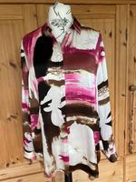 Eterna, Hingucker Bluse, Seide, Silverline, braun, pink, Gr. 46 Nordrhein-Westfalen - Gelsenkirchen Vorschau