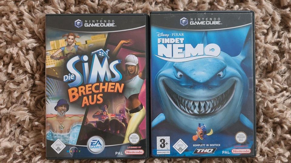 Nintendo Gamecube Spiele Nemo/ Sims in Schwaig