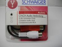 Chinch Y-Adapter, 1x Stecker auf 2x Buchse Schleswig-Holstein - Tangstedt  Vorschau