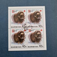 Bison Büffel Säugetier 4er Block Briefmarke #1102 Niedersachsen - Aurich Vorschau