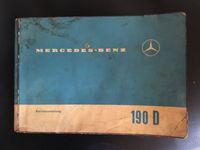 Betriebsanleitung Handbuch Mercedes Benz 190 D Niedersachsen - Bad Harzburg Vorschau