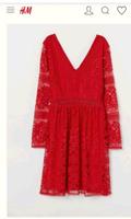 H&M Kleid Rot schick Neu ohne Etikett Niedersachsen - Kutenholz Vorschau