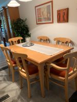 Esszimmertisch mit 6 Stühlen Ahorn von der Firma Bröcker Nordrhein-Westfalen - Krefeld Vorschau