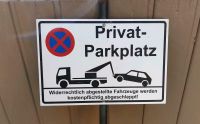 Privat Parkplatzschild mit Halterung Bayern - Osterhofen Vorschau
