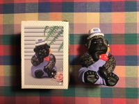 Keramik-Spardose 90er Jahre 90s Affe Gorilla lila schwarz Rheinland-Pfalz - Brücken (Pfalz) Vorschau