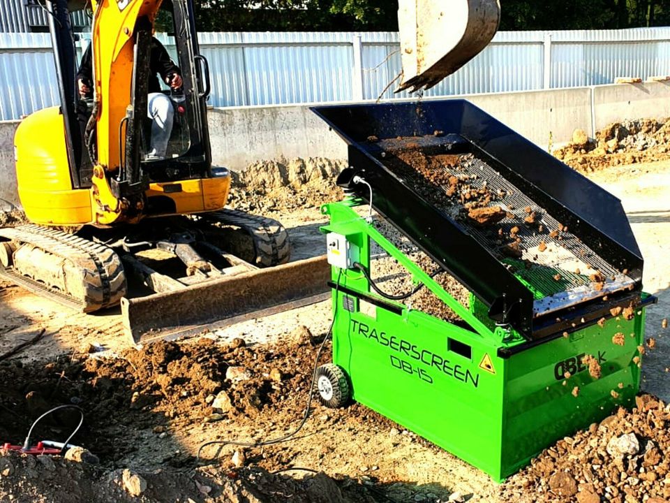 Mini Siebanlage mieten Traserscreen DB-15  | Flachdecksieb in Eggenfelden