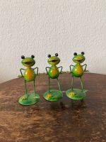 3x Deko Figur Frosch Frösche Sommer Garten Balkon Terrasse Münster (Westfalen) - Gievenbeck Vorschau