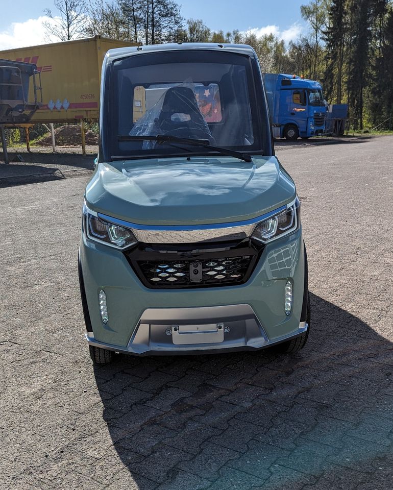 KABINENROLLER - MOPEDAUTO - E-AUTO EMA A2⚡45 KM/H oder 25 Km/h ⚡ 3500WATT⚡72V 65AH ⚡ CA. 70 Km Reichweite ⚡ in Nonnweiler