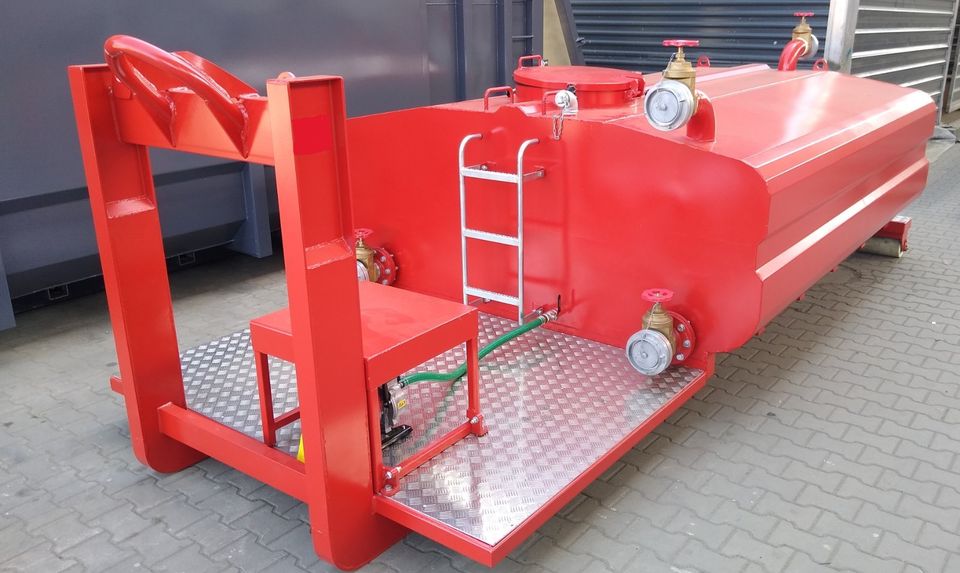 Abrollcontainer / Wassertank mit Honda Pumpe 6500 Liter in Velen