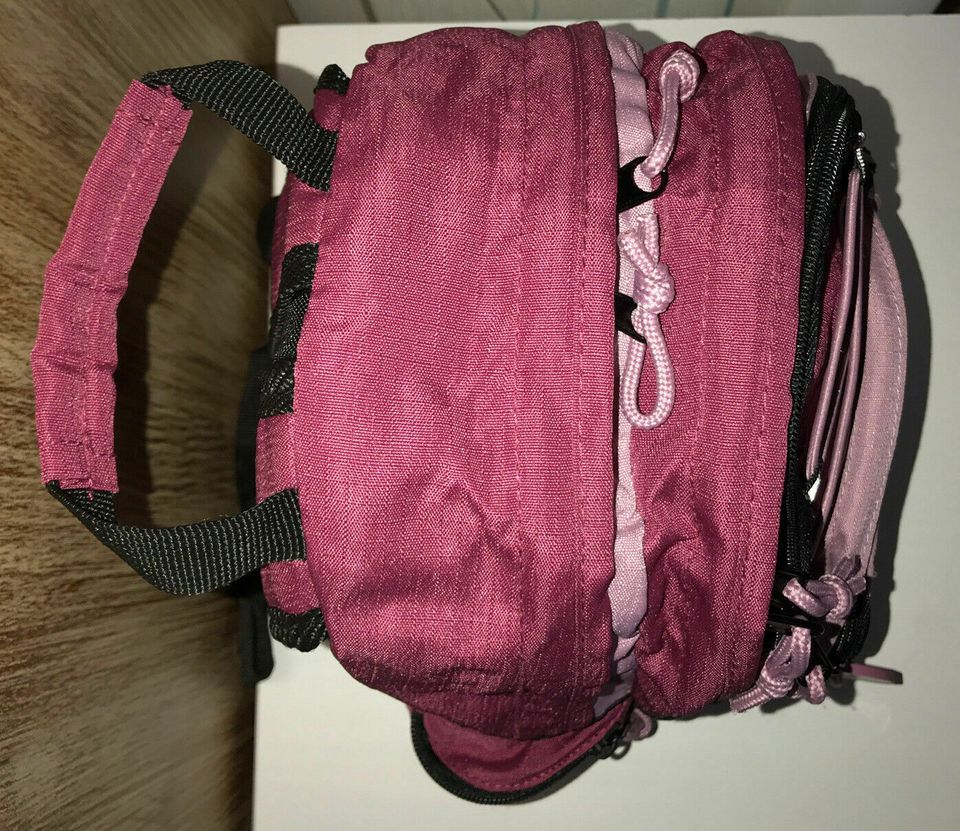 Rucksack Kindergarten Kinder Rot/Pink Wandern Tasche 21x30x13cm in Verden