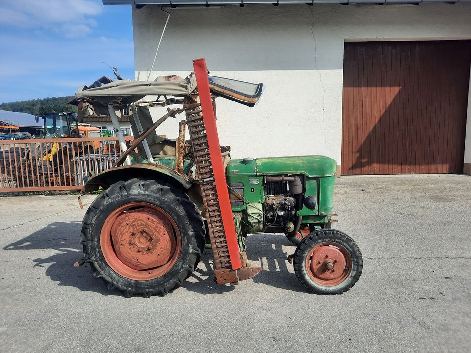 Schlepper Deutz F2L 612/5 D 25 S Oldtimer Traktor Bulldog Fendt in Stetten