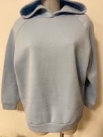 Hoodie - oversize - hellblau - Print - Gr.S Bayern - Wolnzach Vorschau