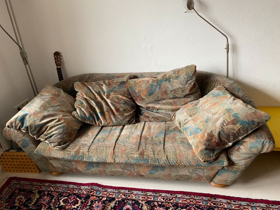 NUR DIESES WOCHENENDE Couch Sofa braun zu verschenken in Castrop-Rauxel