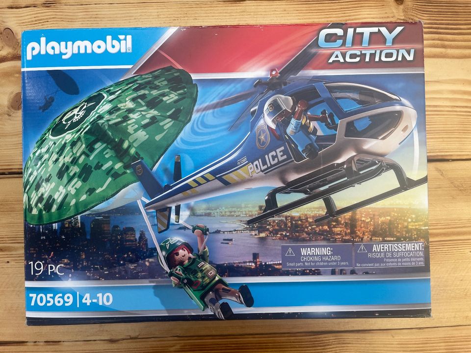 Playmobil City Action, Helicopter & Bandit No.: 70569 Age 4-10 in Hamburg