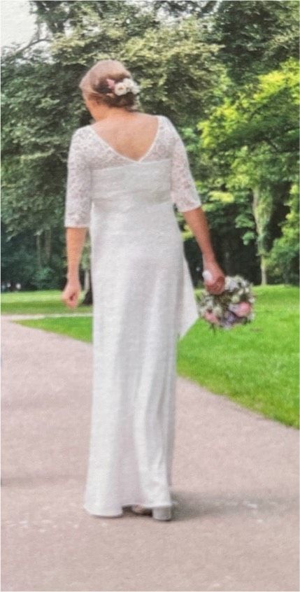 Tiffany Rose Schwangerschaft-/Umstands-Hochzeitskleid Gr. L (40) in München