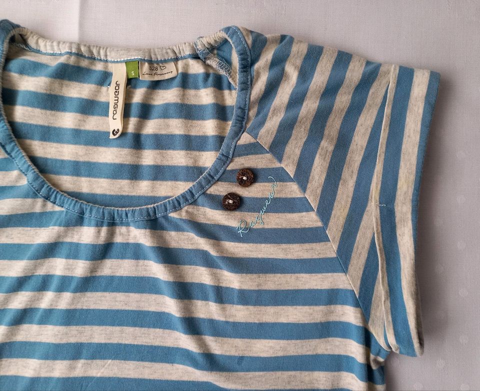 T-Shirt Kleid Ragwear Gr. S blau/weiß gestreift in Harpstedt