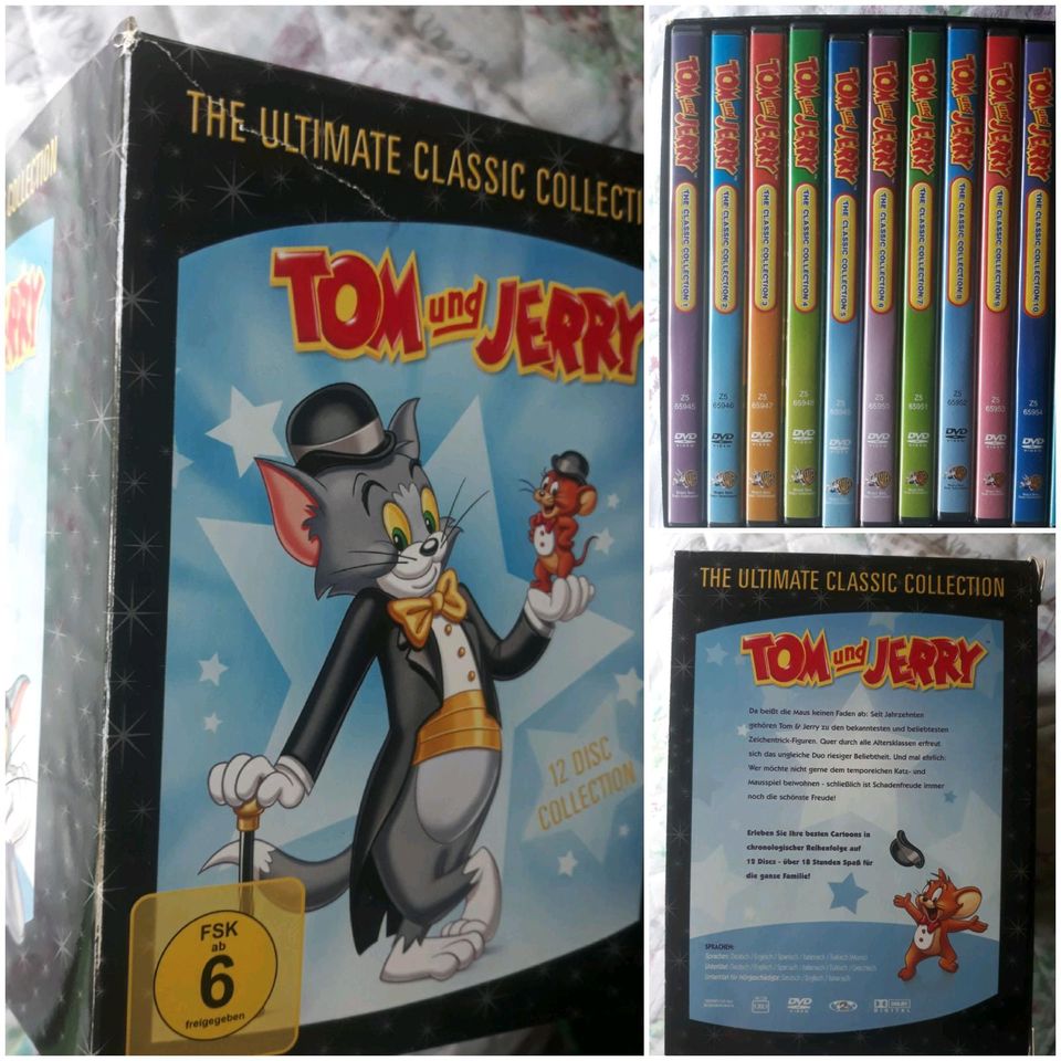 Tom & Jerry 12 DVDs Collection in Dortmund