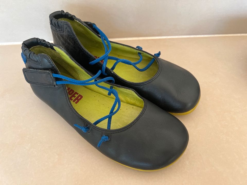 CAMPER Ballerinas Nina Right Peu Navy Dunkelblau Leder Gr 34 NEUw in Oderwitz