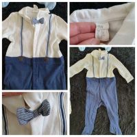 ❤ H&M Schlafanzug / Strampler blau weiss mit Schleife, Gr. 74 Berlin - Wilmersdorf Vorschau