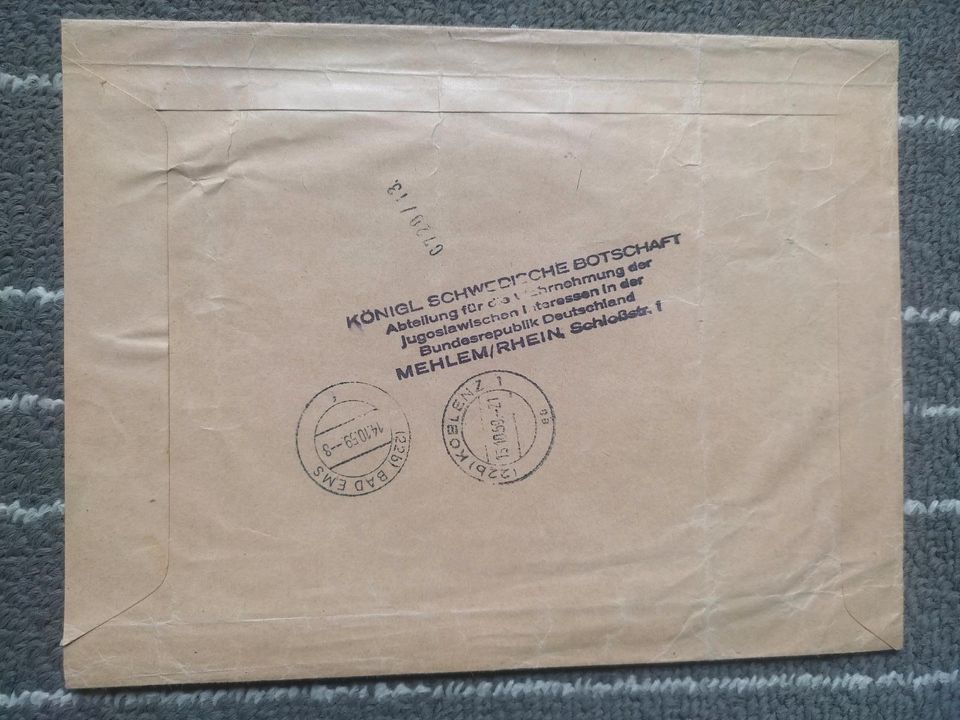 Freimarken Heuss BRD 1959 Schlegel geprüft Briefmarken in Speyer