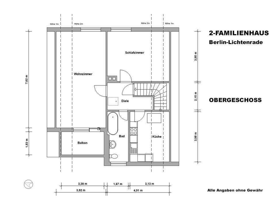 Freistehendes Wohnhaus mit Einliegerwohnung in Berlin-Lichtenrade in Berlin