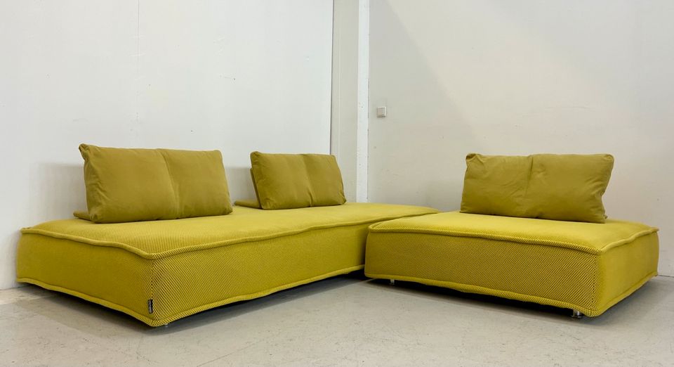 ROCHE BOBOIS / ESCAPADE Design Vintage 3er Sofa + Sessel Mah Jong in Hamburg