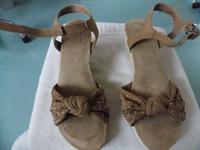 Damen Sandalen Gr,40 Braun Hessen - Hünstetten Vorschau