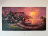 Leinwand Bild handgemalt Kunstwerk Thailand Bucht Unikat Gemälde Nordrhein-Westfalen - Bergheim Vorschau