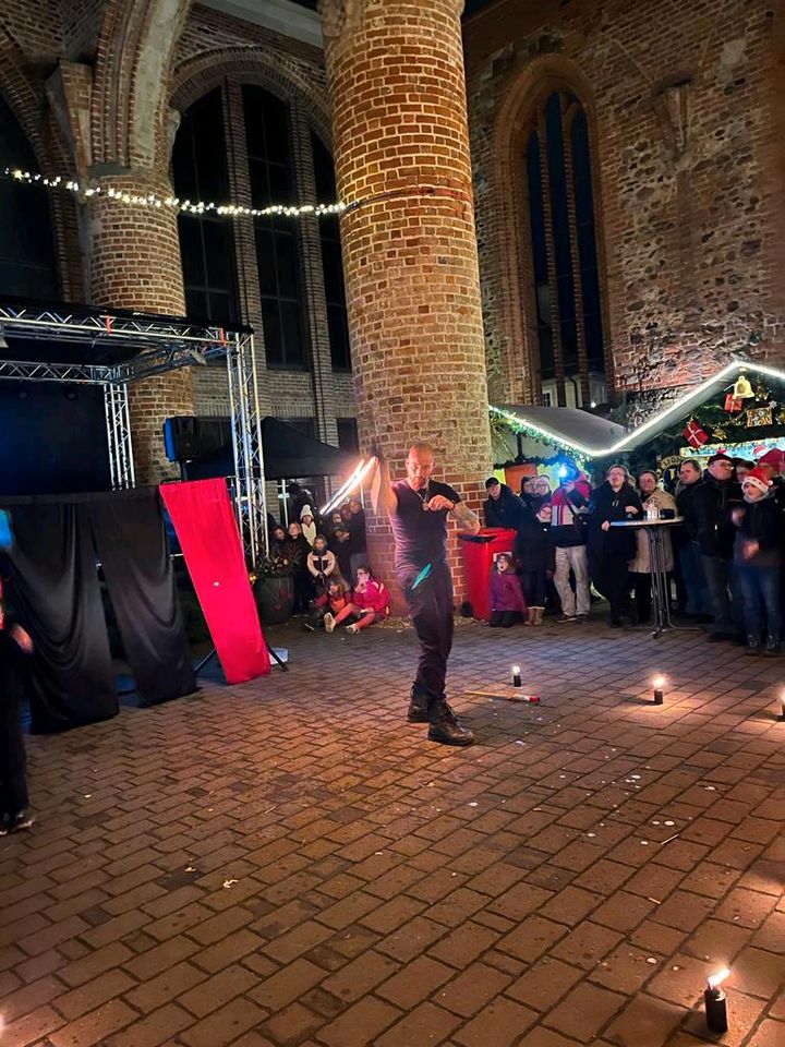 Feuershow Zum staunen in Aschersleben