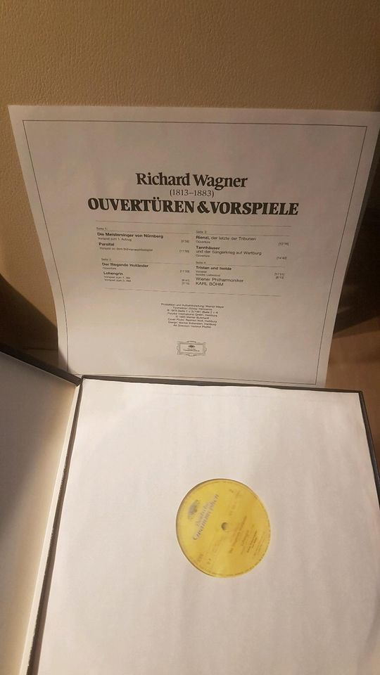 2 x LP's Box Richard Wagner "Ouvertüren & Vorspiele" Karl Böhm in Schwabach