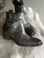 Boots Leder, silber, Gr. 37 / inkl. Versand Nordrhein-Westfalen - Bottrop Vorschau