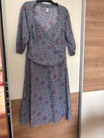 Wet w.e.t kleid ines schneider blau pink xl Berlin - Zehlendorf Vorschau