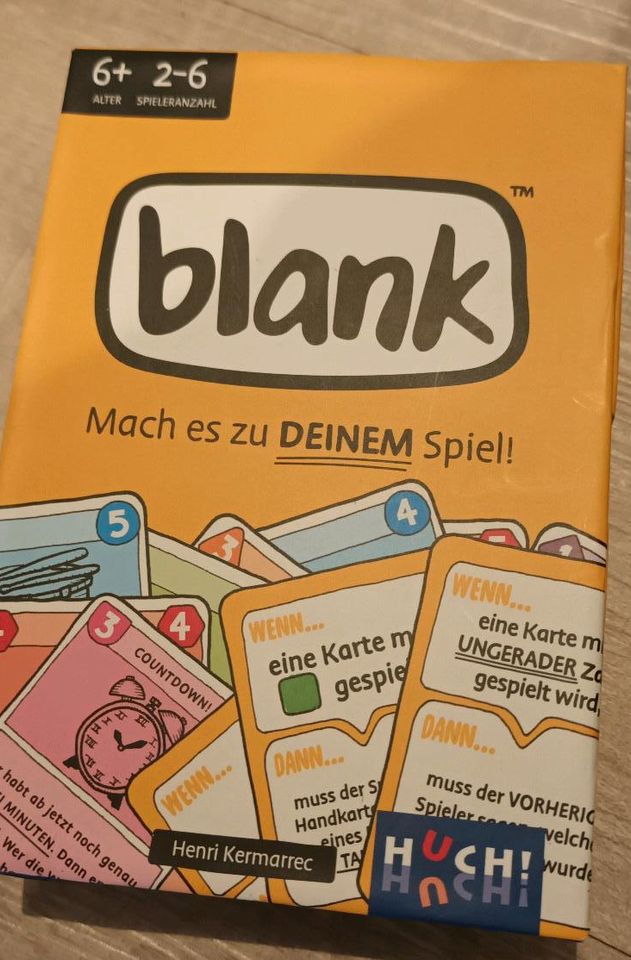 Spiel "blank" Kartenspiel in Ebermannstadt