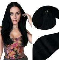 RICHTIG TOLLE Haar Tresse Hair Weft Extensions Schwarz Echthaar Schleswig-Holstein - Norderstedt Vorschau