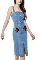 Guess Kleid Jeans Neu denim Gr. M blau mit Stickerei Wandsbek - Hamburg Farmsen-Berne Vorschau
