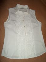 Ärmellose Bluse --- Farbe: weiß --- Größe: M Sachsen - Schöneck Vorschau